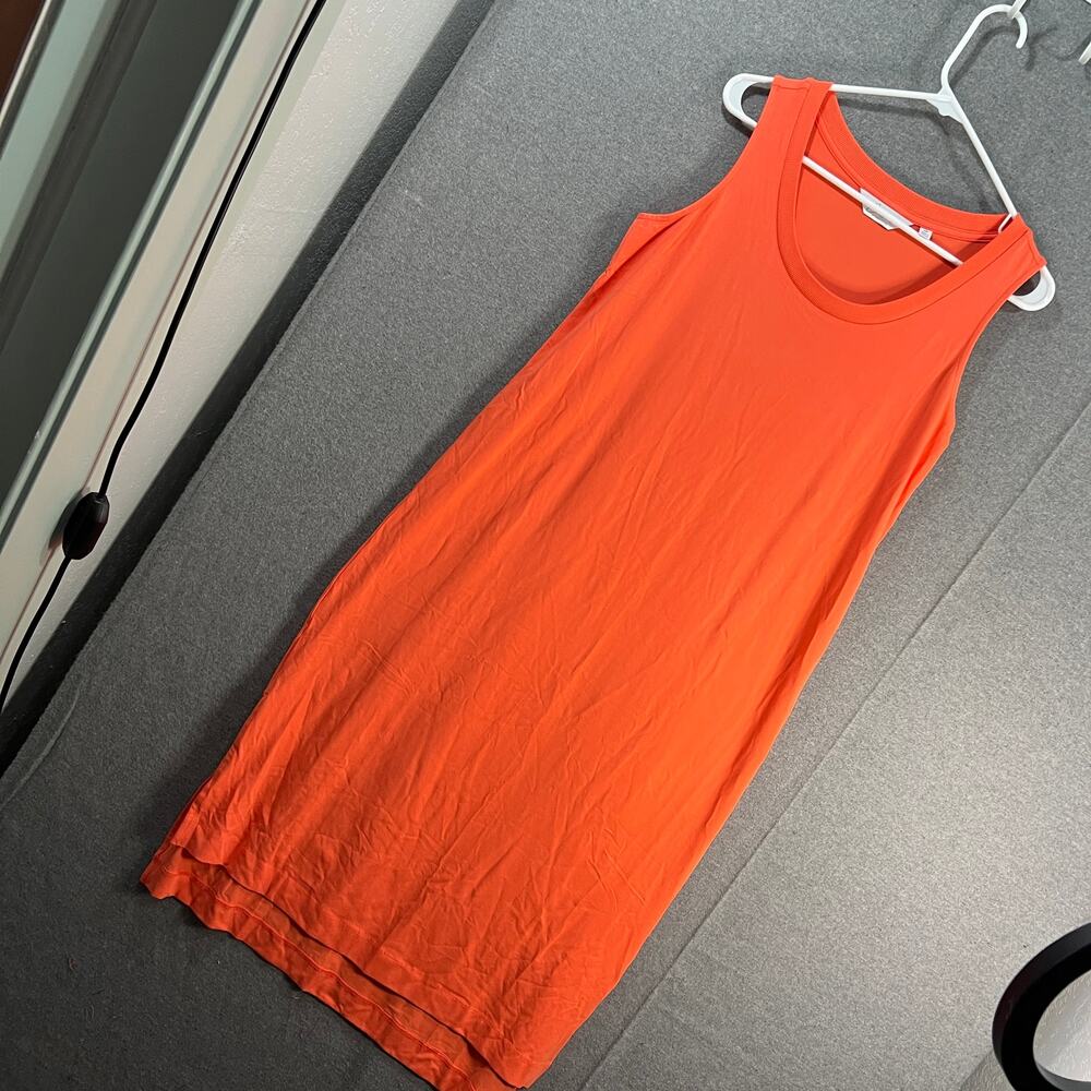 Encore by Idina Menzel Petite Scoop Neck Column Tank Dress Coral Petite Small